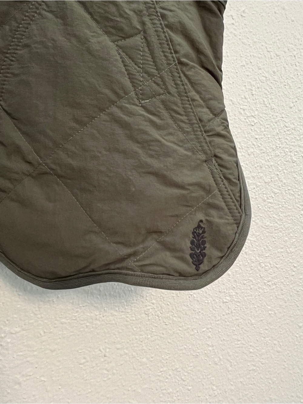 $128 Free People Movement QUINN Quilted Puffer Vest Everglades Size XS - Picture 2 of 12